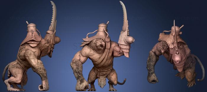 Figurines heroes, monsters and demons - STKM_0705 - 3D model for